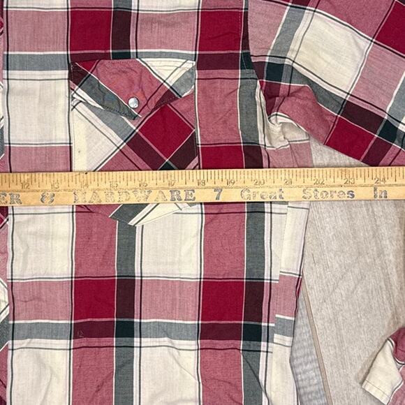 Vintage Wrangler Pearl Snap Shirt Mens Large *READ DESCRIPTION* - Picture 6 of 8